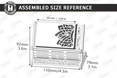 Business Card Holder Laser Cut |Office Accessory| Card Stand Product Image 2