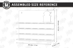 Coffee Pod Holder Laser Cut | Wall Coffee Capsule Holder SVG Product Image 2