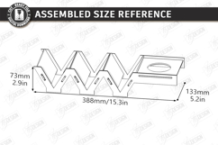 Wraps and Fries Tray Laser Bundle | Food Tray |Serving Board Product Image 8