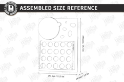 Coffee Pod Holder Laser Cut | Wall Coffee Capsule Holder SVG Product Image 2