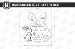 Easter Bunny Treat Tray Laser Cut | Carrot and Milk Board Product Image 2