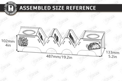 Wraps and Fries Tray Laser Bundle | Food Tray |Serving Board Product Image 10