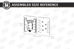 Knitting Needle Gauge Laser Cut Set | Knitting Accessories Product Image 16