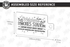 S'mores Serving Board Laser Cut|Laser Engraved|Cutting Board Product Image 2