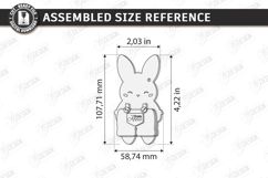 3D Easter Gift Tag Laser Cut | Basket Tag | Money Holder SVG Product Image 23