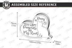 Personalized Pet Memorial Keepsake Box Laser Cut | Home Pets Product Image 2