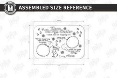 Easter Bunny Treat Tray Laser Cut Bundle | Carrot and Milk Product Image 2