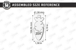 3D Easter Gift Tag Laser Cut | Basket Tag | Money Holder SVG Product Image 12