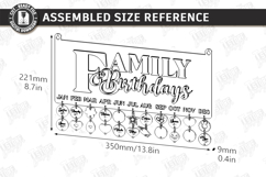 Family Birthdays Calendar|Birthday Reminder|Family Events Product Image 2