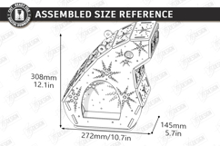 Fairy House Laser Cut| Garden Lantern |Hanging Candle Holder Product Image 2