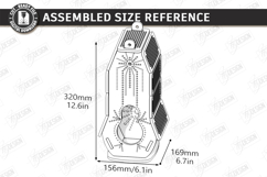 Fairy House Laser Cut| Garden Lantern |Hanging Candle Holder Product Image 3