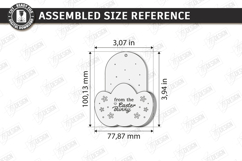 3D Easter Gift Tag Laser Cut | Basket Tag | Money Holder SVG Product Image 3