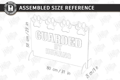 Pet Barrier Laser Cut|Dog Stopper|Dog Barrier|Stair Gate SVG Product Image 3