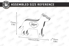 Personalized Pet Memorial Keepsake Box Laser Cut | Home Pets Product Image 2