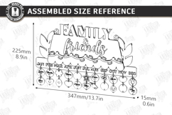 Family Birthdays Calendar Laser Cut Bundle|Family Events SVG Product Image 27