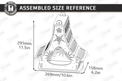 Fairy House Laser Cut| Garden Lantern |Hanging Candle Holder Product Image 2