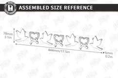 Valentine's Day Garland Laser Cut | Heart and Love Bunting S Product Image 2