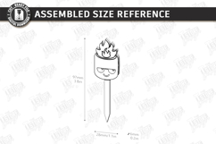 S'mores Topper Laser Cut | Marshmallow Party | Camping Theme Product Image 2