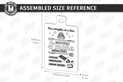 S'mores Serving Board Laser Cut|Laser Engraved|Cutting Board Product Image 2