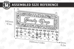 Family Birthdays Calendar|Birthday Reminder|Family Events Product Image 2