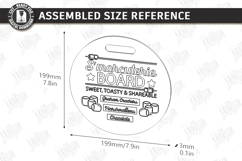 S'mores Serving Boards Laser Cut Bundle|S'mores SVG|Campfire Product Image 4