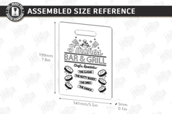 S'mores Serving Board Laser Cut|Laser Engraved|Cutting Board Product Image 2