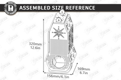 Fairy Houses Laser Cut Bundle|Garden|Hanging Candle Holders Product Image 10