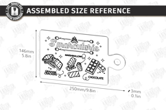 S'mores Serving Board Laser Cut|Laser Engraved|Cutting Board Product Image 2