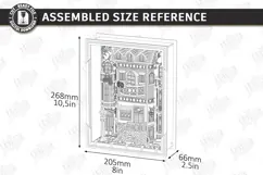 European Alley Key Holder Laser Cut | Wall Decor | Key Rack Product Image 4
