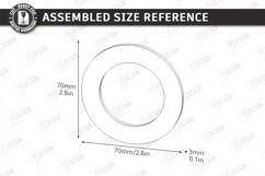 Round Napkin Rings Laser Cut Kit|Adornment Dining Table SVG Product Image 2