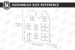 Christmas Village Laser Cut|Christmas Tree Skirt|Home Decor Product Image 2