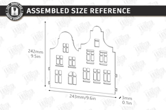 Christmas Village Laser Cut Bundle|Christmas Tree Skirt SVG Product Image 14