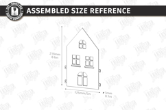 Christmas Village Laser Cut|Christmas Tree Skirt|Home Decor Product Image 2