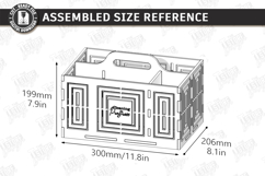 Cleaning Caddy Organizer Laser Cut | Wooden Storage Box SVG Product Image 2