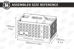 Cleaning Caddy Organizers Laser Cut Bundle | Storage Boxes Product Image 13