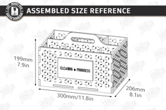 Cleaning Caddy Organizers Laser Cut Bundle | Storage Boxes Product Image 14