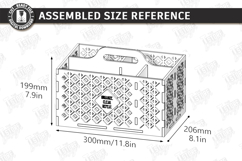 Cleaning Caddy Organizer Laser Cut | Wooden Storage Box SVG Product Image 2