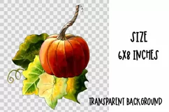 Pumpkin clipart | PNG for sublmation Product Image 2