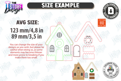 Vintage Christmas Ornaments Laser Cut Bundle|Retro Christmas Product Image 16