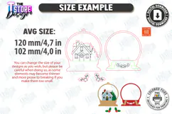 Vintage Christmas Ornament Laser Cut|Retro Christmas|Holiday Product Image 2
