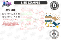 Nursery Luminous Wall Décor Laser Cut Bundle|Led Lights SVG Product Image 2