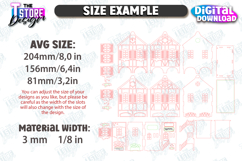 Bavarian Tea House Laser Cut | Tea Bag Dispenser | Tea Box Product Image 3