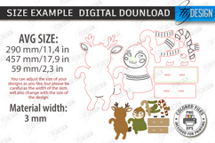 Christmas Characters Laser Cut Bundle | Tabletop Statuettes Product Image 2