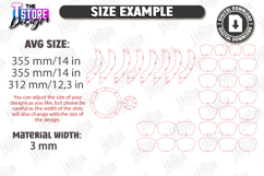 Pinecone Lamp Laser Cut Bundle|Modern Pendant Light|Home SVG Product Image 18