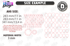 Pinecone Lamp Laser Cut Bundle|Modern Pendant Light|Home SVG Product Image 19