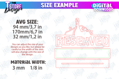 Reserved Sign|Table Sign|Restaurant Accessories|Table Plaque Product Image 2