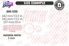 Pinecone Lamp Laser Cut Bundle|Modern Pendant Light|Home SVG Product Image 20