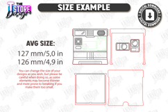 3D Camera Photo Boxes Laser Cut Bundle|Layered Photo Camera Product Image 2