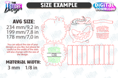 Halloween Boxes Laser Cut Bundle, Candy Treat Holders SVG Product Image 2