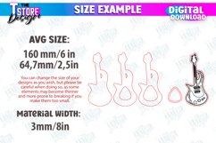 Guitar Pick Case Laser Cut Bundle, Guitar Pick Holder Product Image 2
